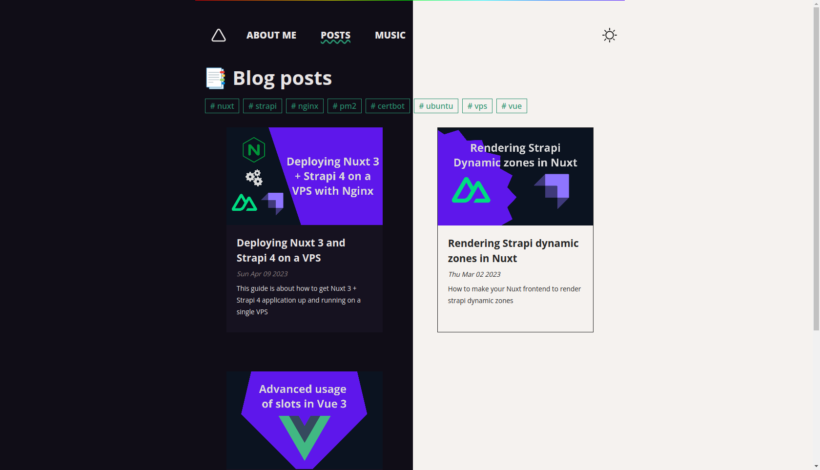 blog screenshot